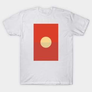 Sun Goes Down, Mid-Century Modern T-Shirt